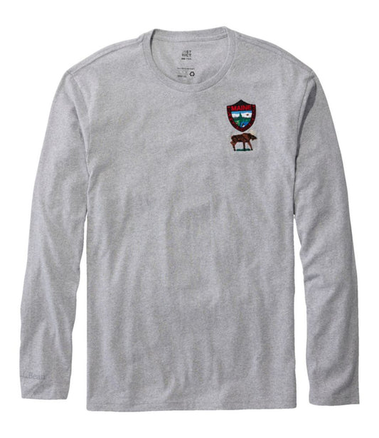 Men's MIF&W Tee, Long-Sleeve Moose - US 8195