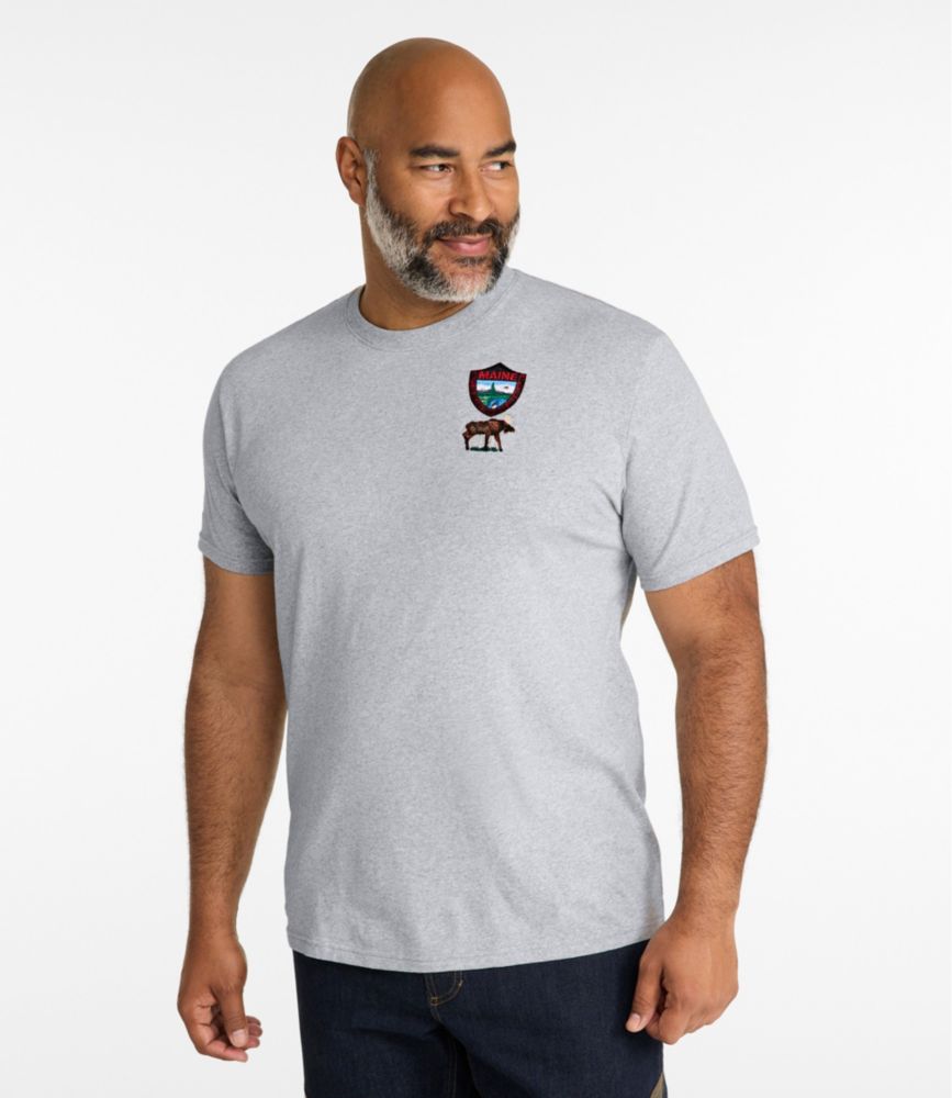 Men's Maine Inland Fisheries and Wildlife Tee, Moose - US 5865