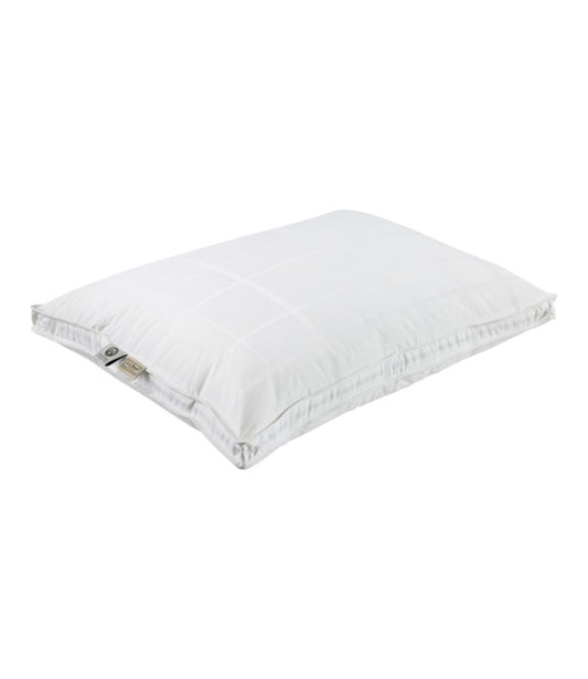 700-Fill-Power Sateen White Goose Down Pillow - US 8134