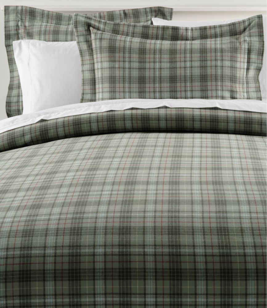 Heritage Chamois Flannel Comforter Cover Collection, Plaid - US 5944