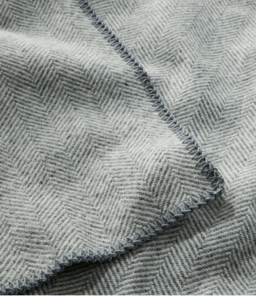 Washable Wool Blanket, Herringbone - US 1855