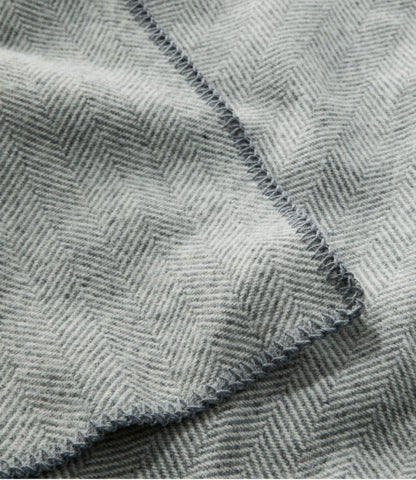 Washable Wool Blanket, Herringbone - US 1855
