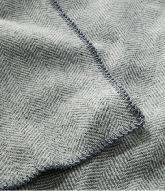 Washable Wool Blanket, Herringbone - US 1855