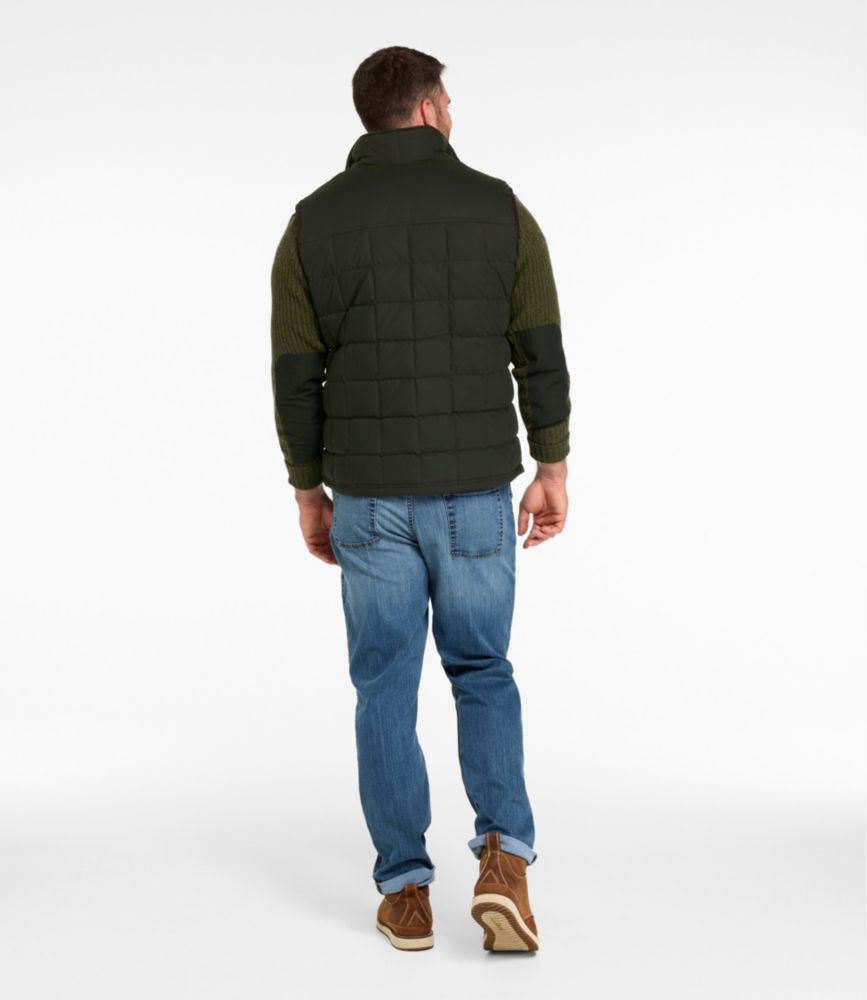 Men's L.L.Bean Upcountry Waxed Cotton Down Vest - US 6029