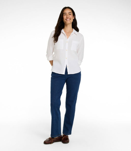 Women's Perfect Fit Pants, Denim Straight-Leg - US 7238