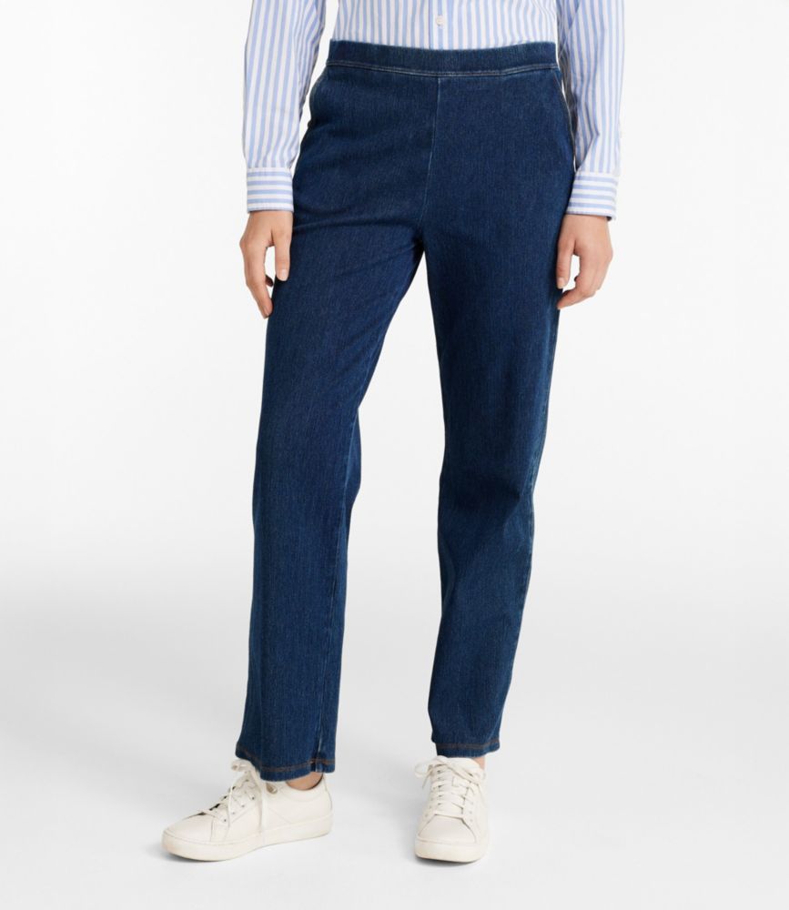 Women's Perfect Fit Pants, Denim Straight-Leg - US 7238