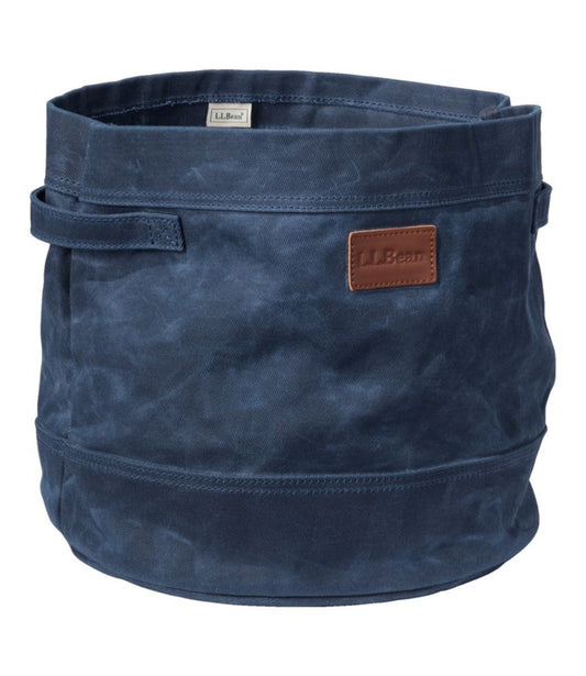 Waxed-Canvas Storage Tote - US 7812