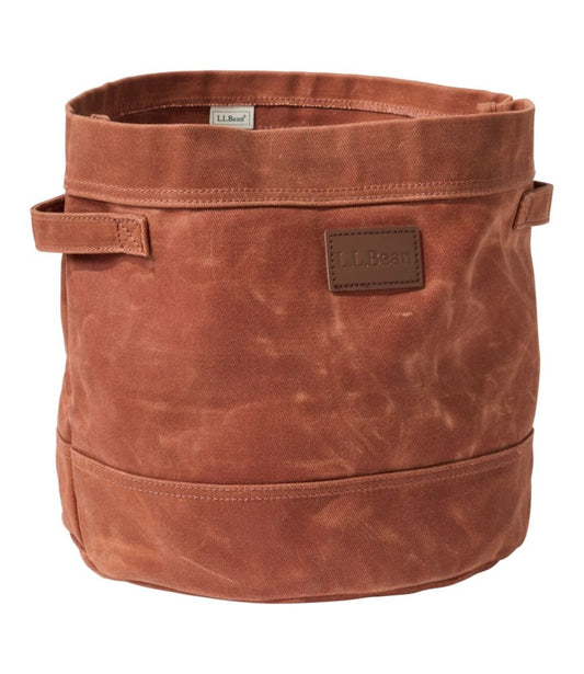 Waxed-Canvas Storage Tote - US 3156