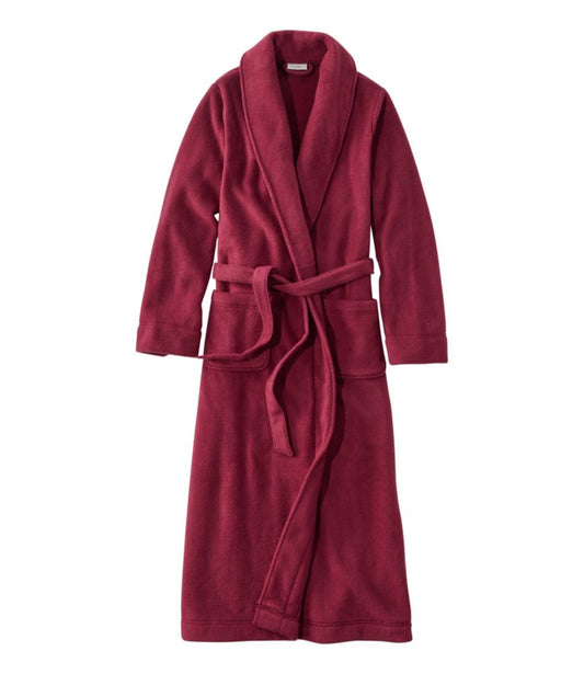 Women's Winter Fleece Robe, Wrap-Front - US 3693