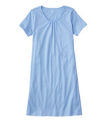 Women's Supima® Nightgown, Short-Sleeve - US 9448
