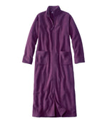 Women's Winter Fleece Robe, Zip-Front - US 1994