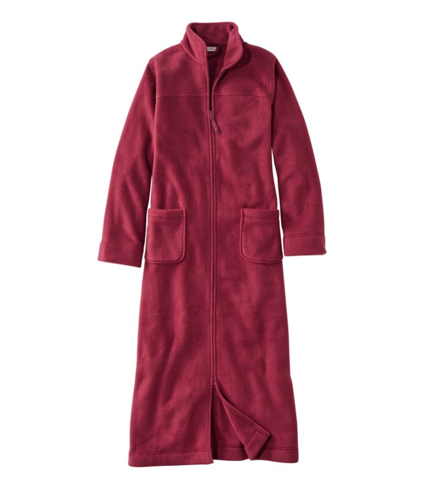 Women's Winter Fleece Robe, Zip-Front - US 8513