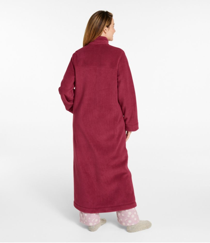 Women's Winter Fleece Robe, Zip-Front - US 8513