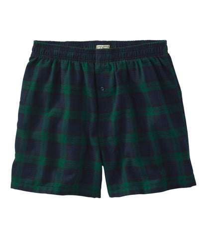 Men's Scotch Plaid Flannel Boxers - US 8047