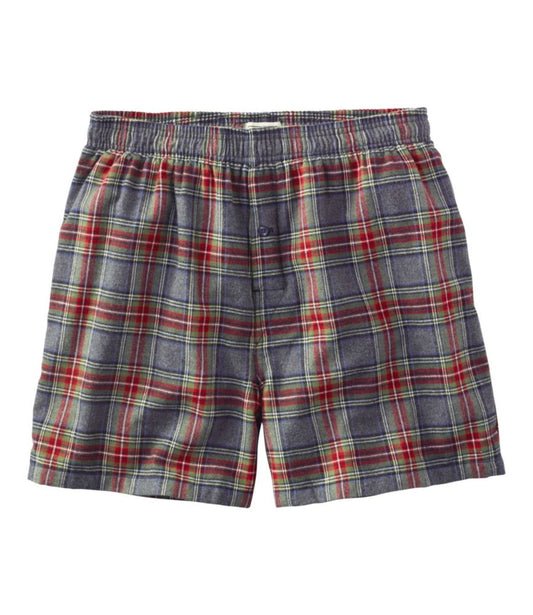 Men's Scotch Plaid Flannel Boxers - US 8993