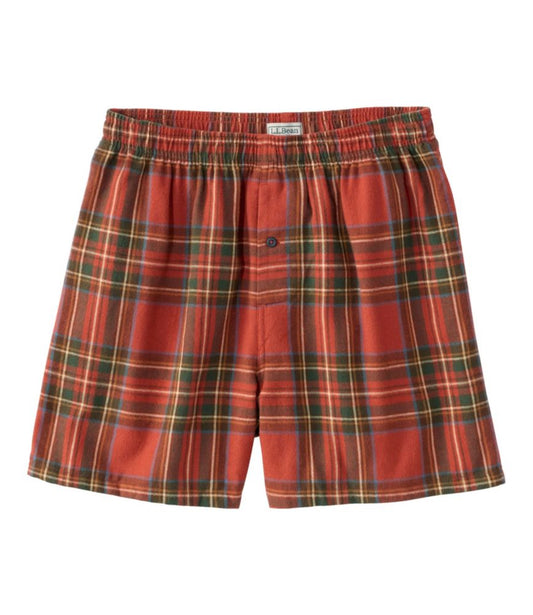 Men's Scotch Plaid Flannel Boxers - US 5705