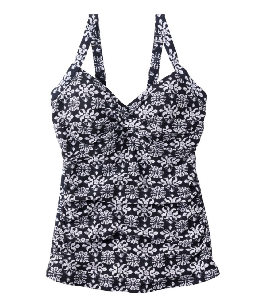 Women's Shaping Swimwear, Tankini Top Print - US 7015