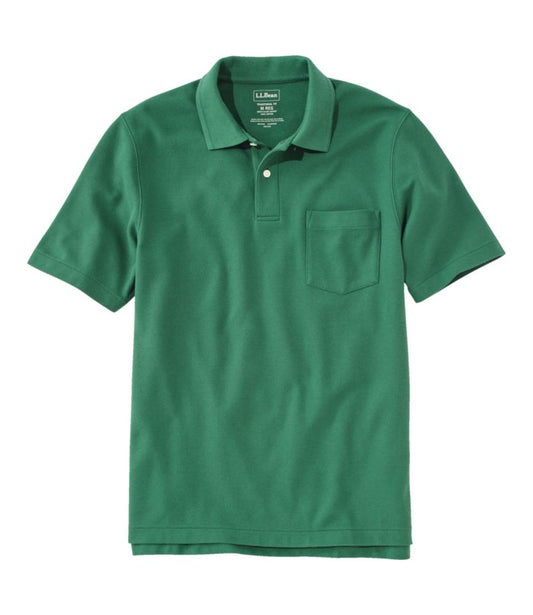 Men's Premium Double L® Polo, Hemmed Short-Sleeve with Pocket - US 0147