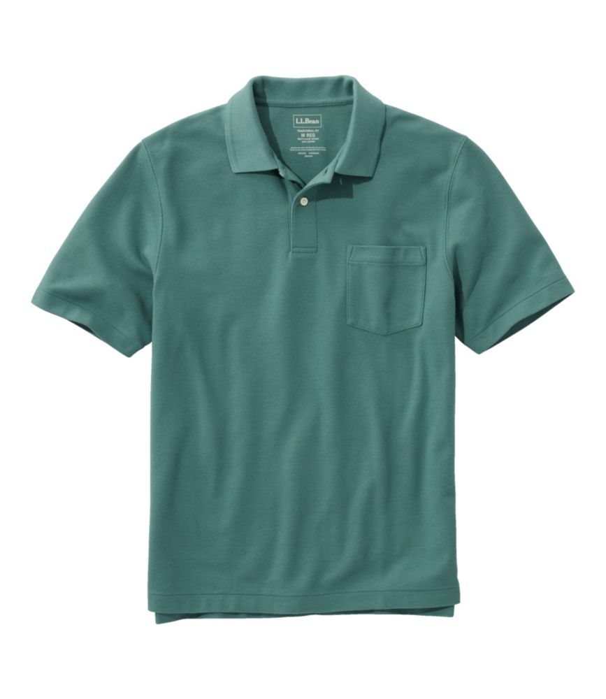 Men's Premium Double L® Polo, Hemmed Short-Sleeve with Pocket - US 7400