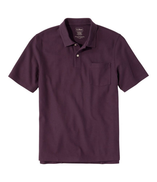 Men's Premium Double L® Polo, Hemmed Short-Sleeve with Pocket - US 3309