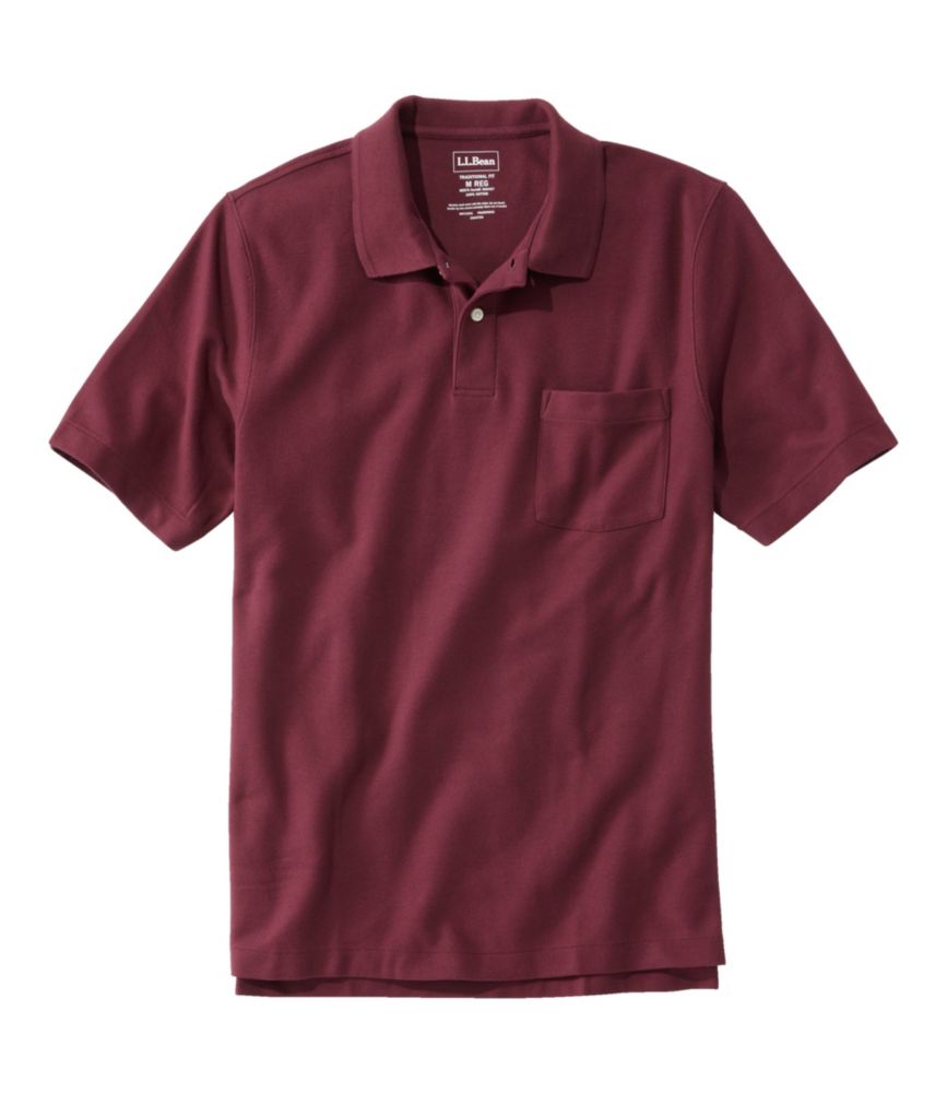 Men's Premium Double L® Polo, Hemmed Short-Sleeve with Pocket - US 6547