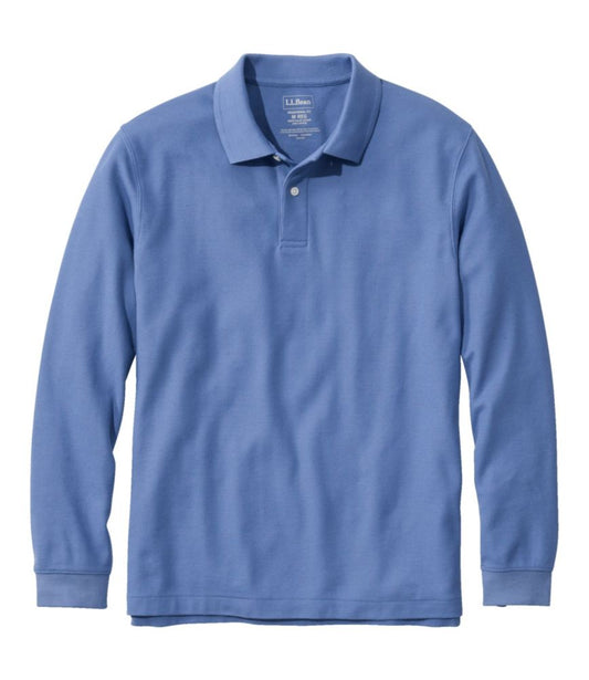 Men's Premium Double L® Polo, Long-Sleeve Without Pocket - US 2178
