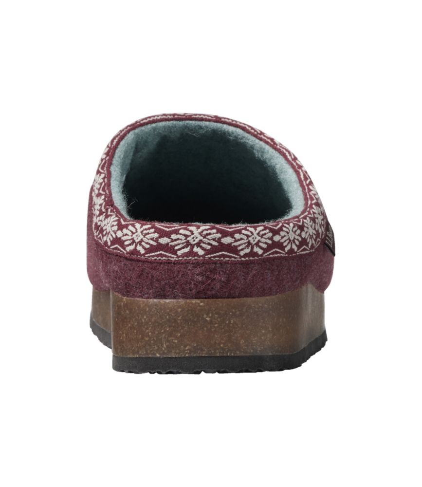 Women's L.L.Bean Wool Slipper Clog - US 5900