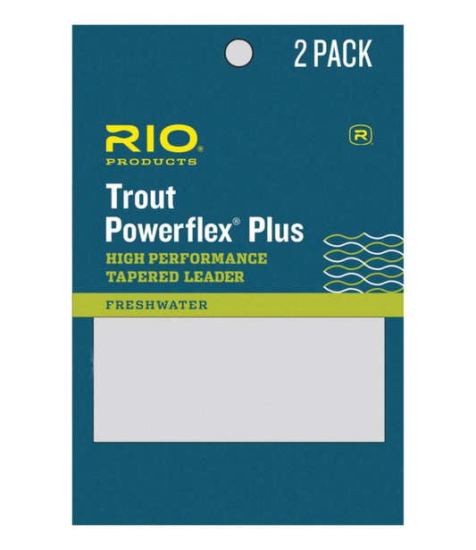 Rio Powerflex Plus 9' Tapered Leaders, 2-Pack - US 6554