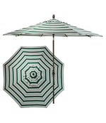 Sunbrella Market Umbrella, Aluminum Stripe - US 7364