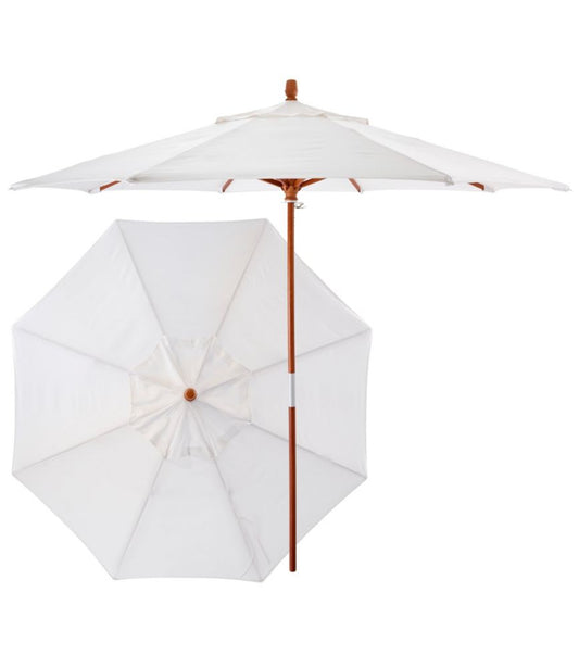 Sunbrella Market Umbrella, Wood - US 6051