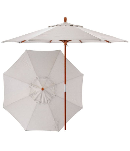Sunbrella Market Umbrella, Wood - US 4514