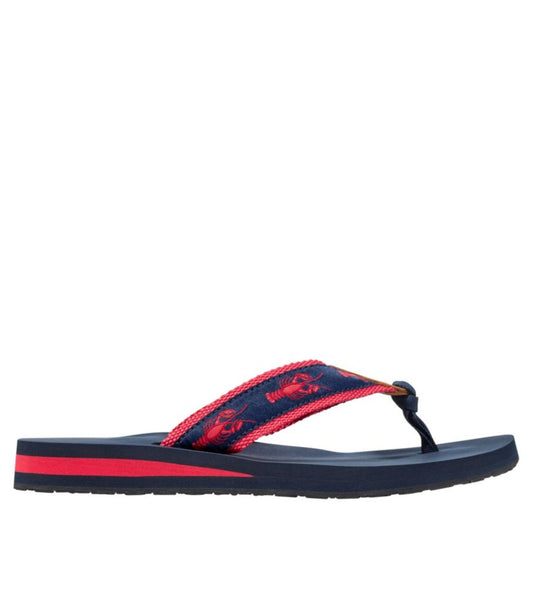 Women's Original Maine Isle Flip-Flops, Motif - US 9168