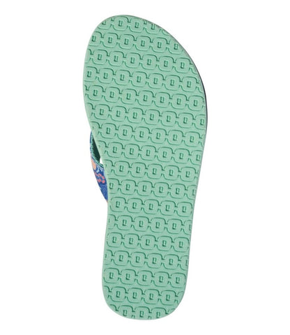 Women's Maine Isle Flip-Flops, Woven Print - US 9319