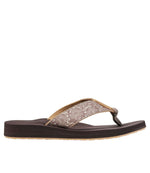 Women's Maine Isle Flip-Flops, Woven Print - US 5180