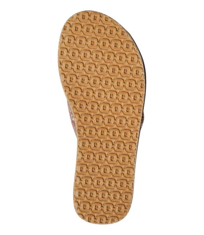 Women's Maine Isle Flip-Flops, Woven Print - US 5180