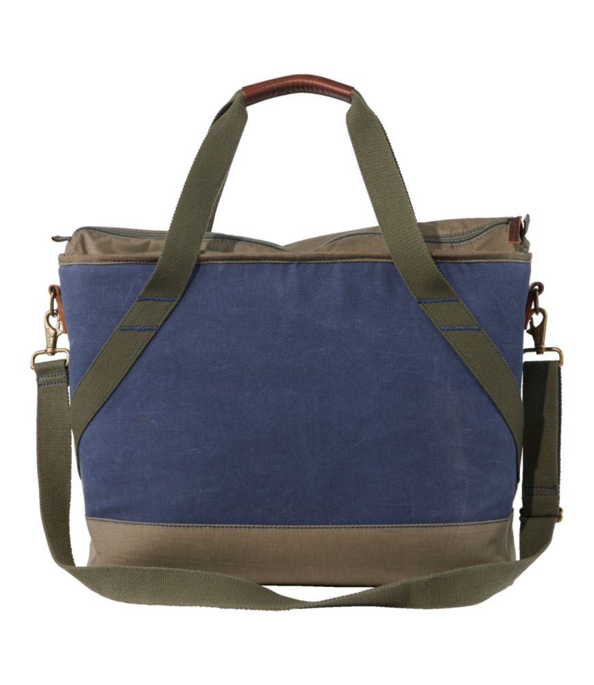 Insulated Waxed-Canvas Tote, Large - US 8049