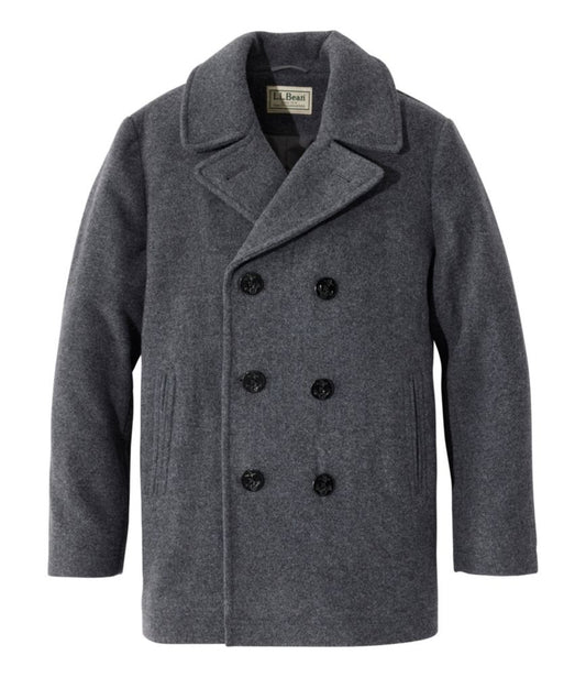 Men's L.L.Bean Wool Peacoat - US 7241