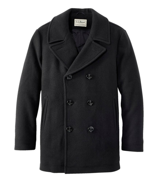 Men's L.L.Bean Wool Peacoat - US 8372