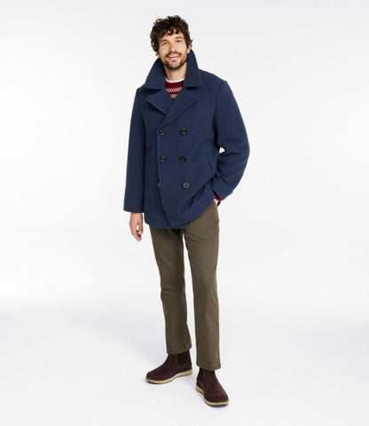 Men's L.L.Bean Wool Peacoat - US 3465