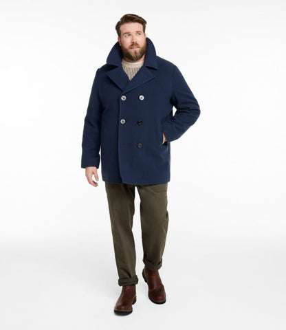 Men's L.L.Bean Wool Peacoat - US 3465