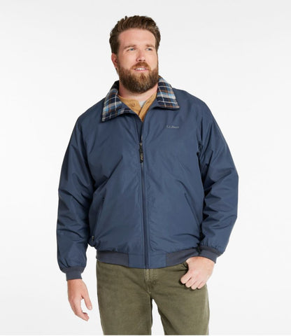 Men's Warm-Up Jacket, Flannel-Lined - US 3933