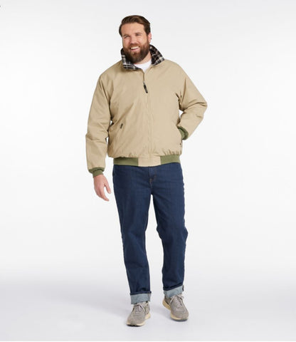 Men's Warm-Up Jacket, Flannel-Lined - US 7419
