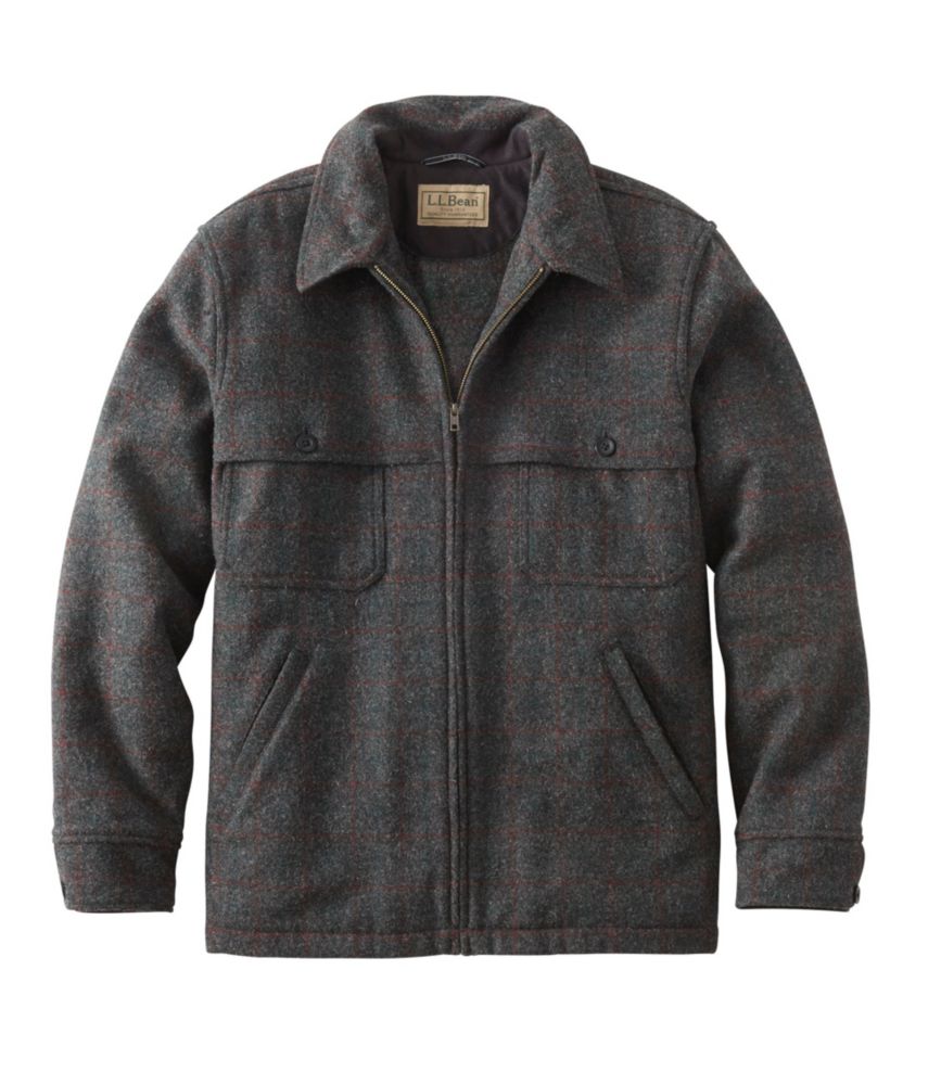 Men's Maine Guide Zip-Front Jac-Shirt, Plaid - US 1878