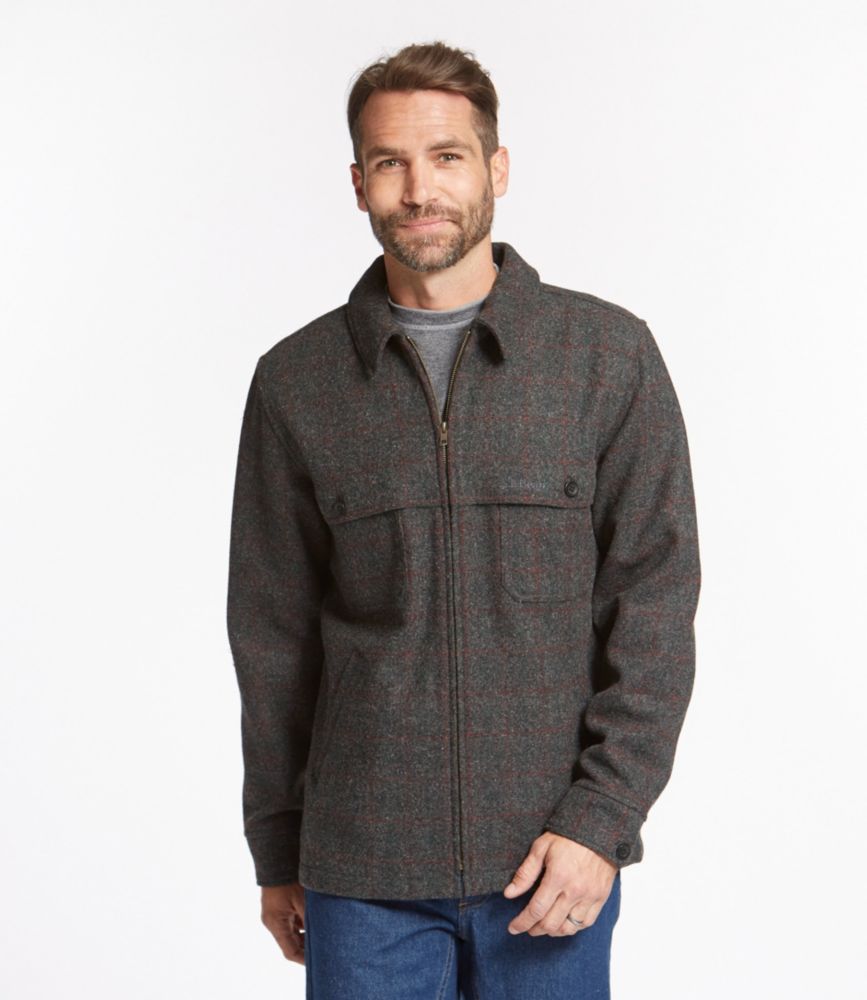 Men's Maine Guide Zip-Front Jac-Shirt, Plaid - US 1878