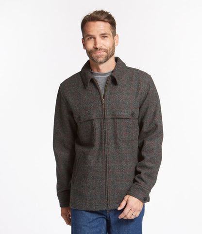 Men's Maine Guide Zip-Front Jac-Shirt, Plaid - US 1878