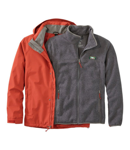 Men's L.L.Bean Sweater Fleece 3-in-1 Jacket - US 7154