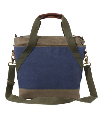 Insulated Waxed-Canvas Tote, Medium - US 3632