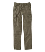 Women's Stretch Canvas Cargo Pants, Mid-Rise Straight-Leg - US 4834