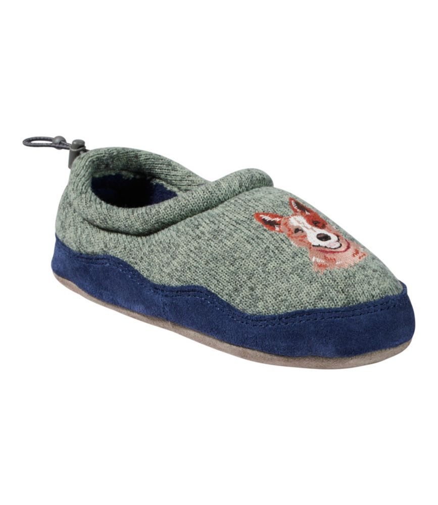 Kids' Sweater Fleece Slippers, Motif - US 5182