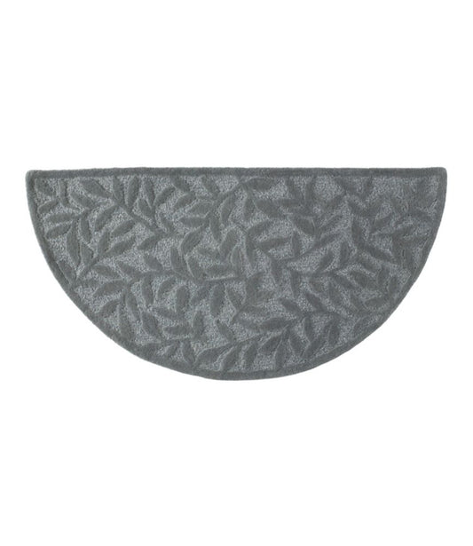 Wool Hearth Rug, Crescent, Leaf - US 5247